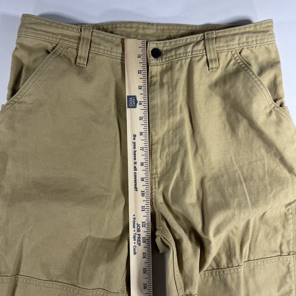 Patagonia All Seasons Hemp Canvas Double Knee Pants Women's Sz 12 (32-33W) Beige - Picture 7 of 12